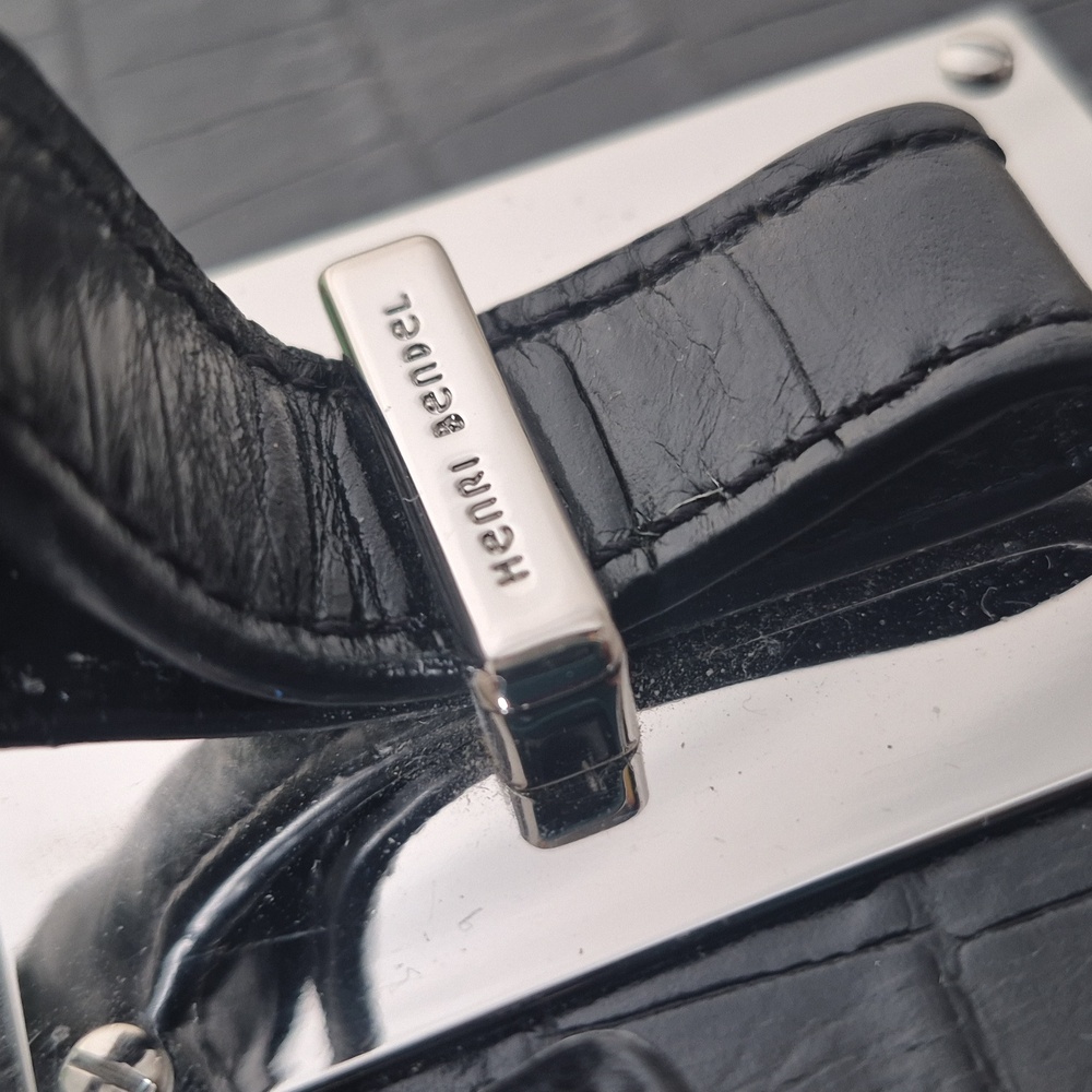 Henri Bendel New York The Satchel -Croco Satchel Handbag NWT - Picture 11 of 17